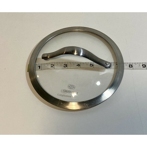 Calphalon Glass/Metal Replacement Lid 8.25" Outside Over Handle 6.75" Inner - Picture 5 of 5